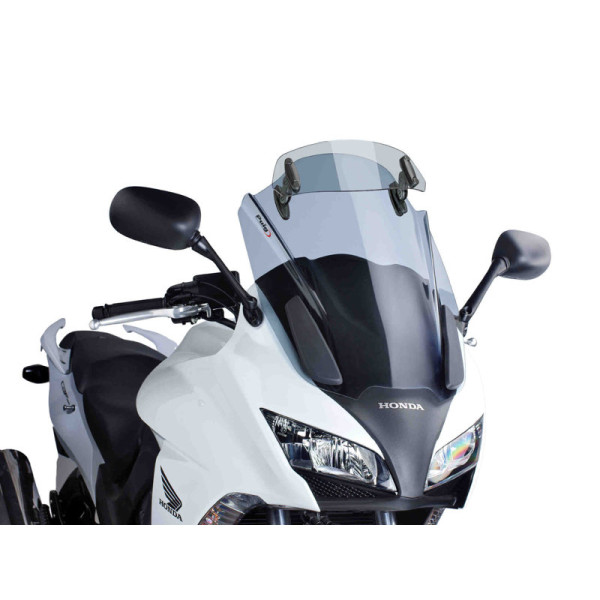 Puig Touring Screen With Extender Light Smoke